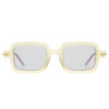 PALE YELLOW, BLUE + LILAC